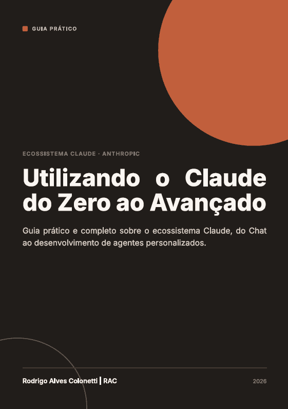 Capa do ebook: Utilizando o Claude do Zero ao Avançado